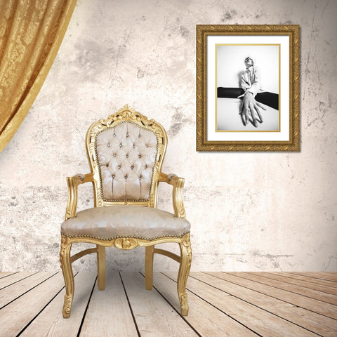 Untitled Gold Ornate Wood Framed Art Print with Double Matting by Vasilenko, Artem