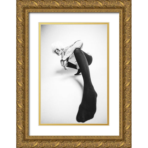 Untitled Gold Ornate Wood Framed Art Print with Double Matting by Vasilenko, Artem
