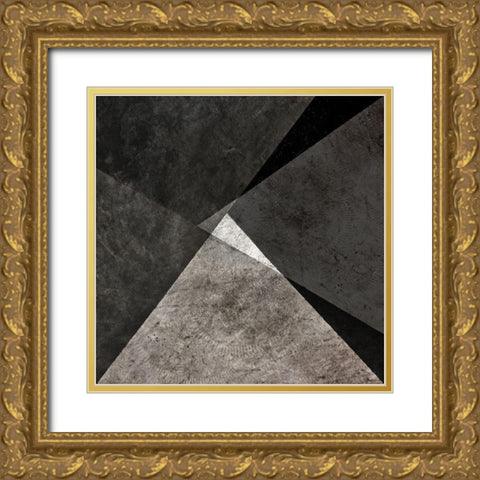 Pavimento Gold Ornate Wood Framed Art Print with Double Matting by Claes, Gilbert