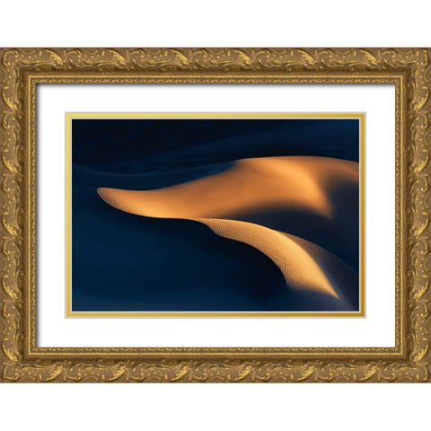 Light And Shadow Gold Ornate Wood Framed Art Print with Double Matting by Asghar Alimoradi, Ali
