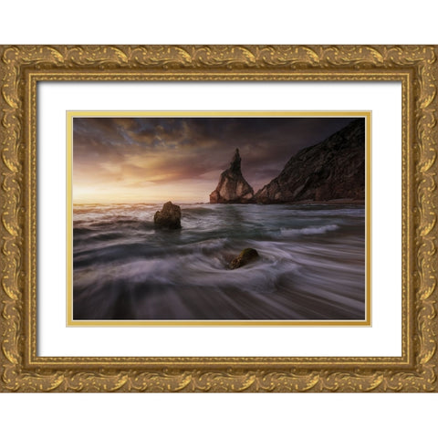 Long Ursa. Gold Ornate Wood Framed Art Print with Double Matting by Pablo de, Juan