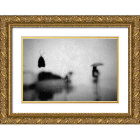 Untitled Gold Ornate Wood Framed Art Print with Double Matting by Tsuchida, Teruhiko