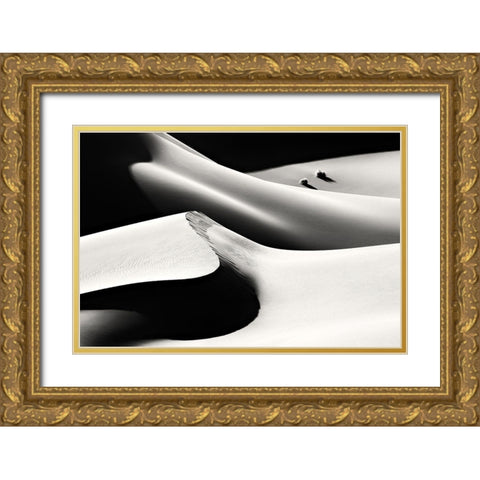 Life Gold Ornate Wood Framed Art Print with Double Matting by Momeni, Mohammadreza