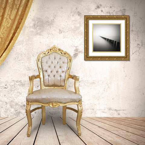 Together Alone Gold Ornate Wood Framed Art Print with Double Matting by Staelens, Christophe