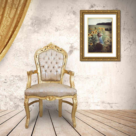 Untitled Gold Ornate Wood Framed Art Print with Double Matting by Jovanovic, Koki