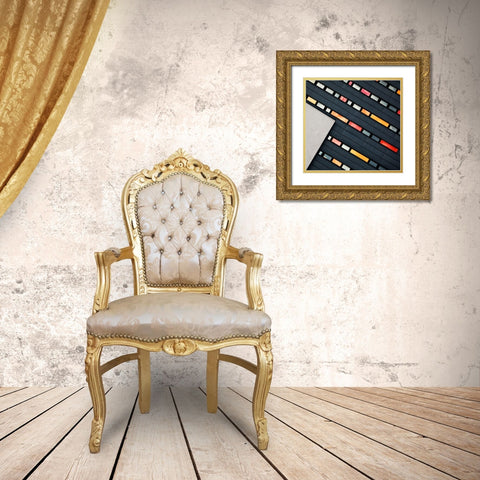 Wall Of Windows Gold Ornate Wood Framed Art Print with Double Matting by Hawerkamp, Hans-Wolfgang