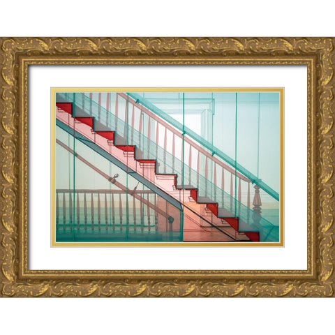 New York City Loft Gold Ornate Wood Framed Art Print with Double Matting by Wride, Linda