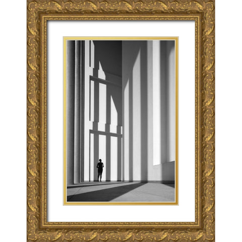 Untitled Gold Ornate Wood Framed Art Print with Double Matting by Joseph, Florentinus