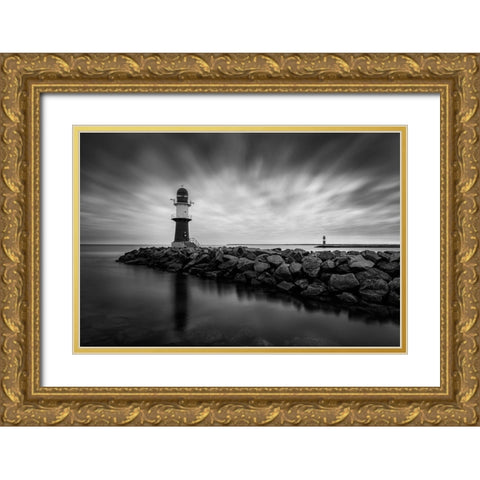 The Twins Gold Ornate Wood Framed Art Print with Double Matting by Schonberg, Alexander