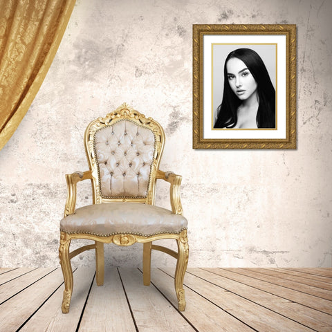 Bianka Gold Ornate Wood Framed Art Print with Double Matting by Krystynek Mqep, Martin
