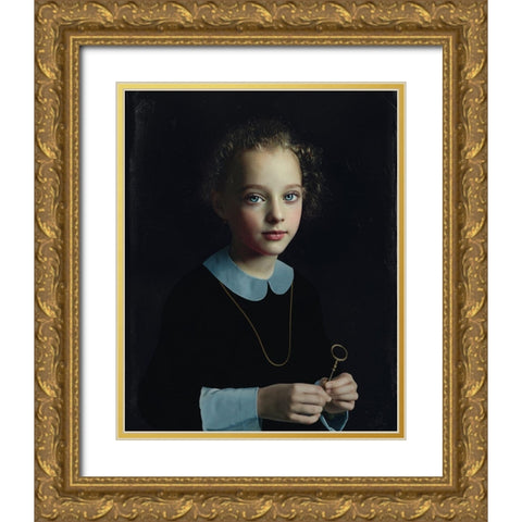 Secret Room Gold Ornate Wood Framed Art Print with Double Matting by Melik-Nubarova, Svetlana