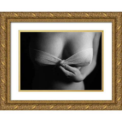 Untitled Gold Ornate Wood Framed Art Print with Double Matting by Kostadinov, Bobby