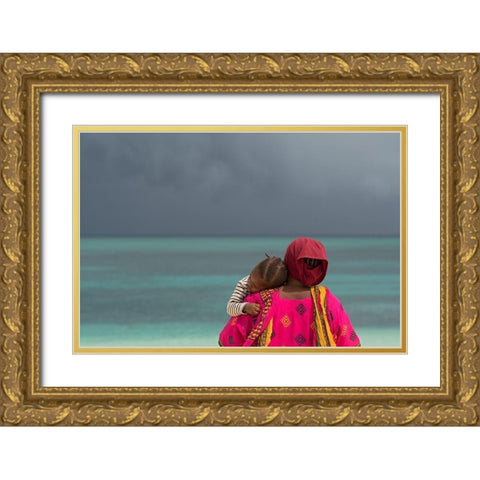 The Quiet Before The Storm Gold Ornate Wood Framed Art Print with Double Matting by Pozzi, Marco