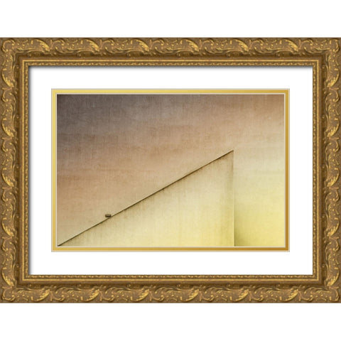 Lamp Light Gold Ornate Wood Framed Art Print with Double Matting by Endermann, Rolf