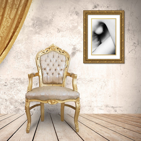 Shapes Gold Ornate Wood Framed Art Print with Double Matting by McCracken, David