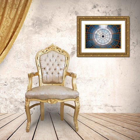 La Dacfense-Paris Gold Ornate Wood Framed Art Print with Double Matting by Fleckenstein, Martin