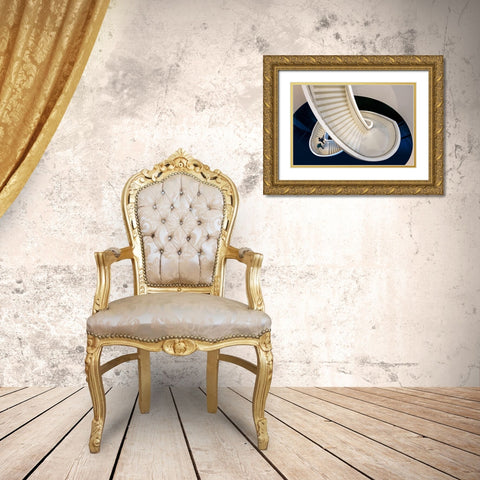 The Long And Winding Road Gold Ornate Wood Framed Art Print with Double Matting by Hageman, Michiel