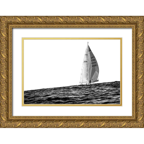 Heeling Gold Ornate Wood Framed Art Print with Double Matting by Delvoye, Simon