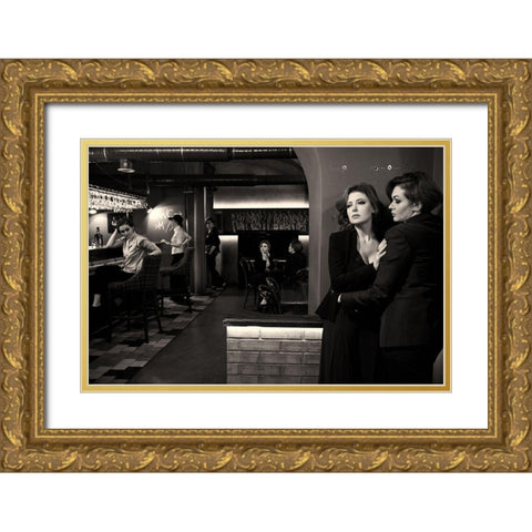 Dissociative Identity Disorder Gold Ornate Wood Framed Art Print with Double Matting by Smirnov, Sergei