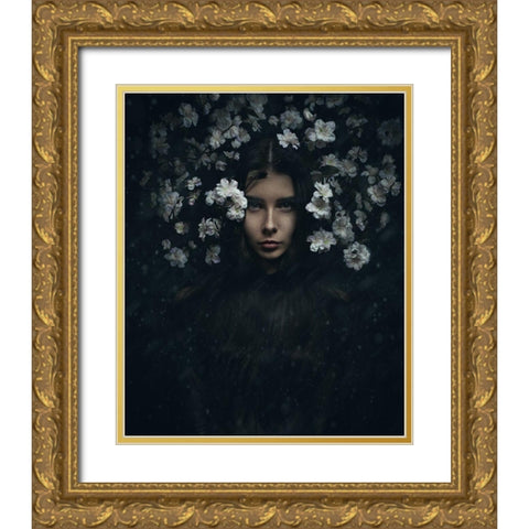 *** Gold Ornate Wood Framed Art Print with Double Matting by Shevchenko, Yuri