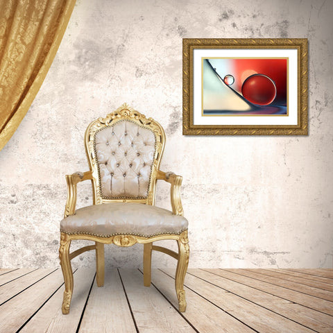 Down And Around Gold Ornate Wood Framed Art Print with Double Matting by Westum, Heidi