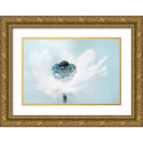 Candy Floss Gold Ornate Wood Framed Art Print with Double Matting by Parker, Jacky