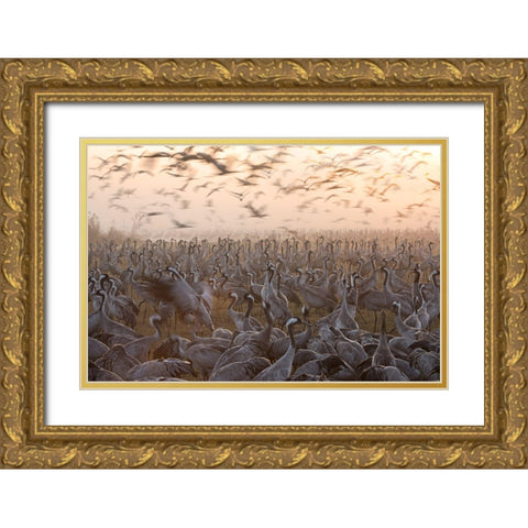 The Mass Gold Ornate Wood Framed Art Print with Double Matting by Eichelberg, Amnon
