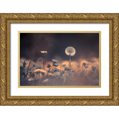 When He Saw Her Emerging Out From This Crowd-He Immediatly Knew This Would Be The One Gold Ornate Wood Framed Art Print with Double Matting by Bravin, Fabien