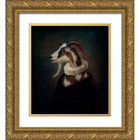 ***** Gold Ornate Wood Framed Art Print with Double Matting by Melik-Nubarova, Svetlana