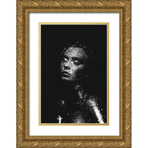 Untitled Gold Ornate Wood Framed Art Print with Double Matting by Vasilenko, Artem