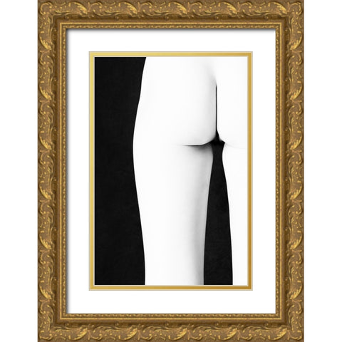 The Shape Of Reality Gold Ornate Wood Framed Art Print with Double Matting by McCracken, David