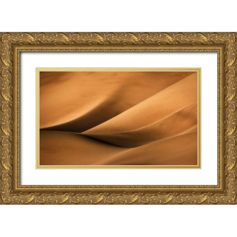 Untitled Gold Ornate Wood Framed Art Print with Double Matting by Mehrafshar Efiap, Babak