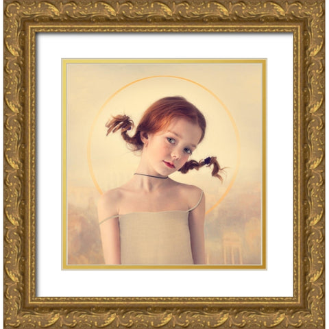 ***** Gold Ornate Wood Framed Art Print with Double Matting by Melik-Nubarova, Svetlana
