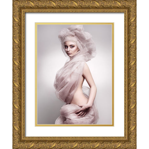 Doll Gold Ornate Wood Framed Art Print with Double Matting by Balistreri, Michele