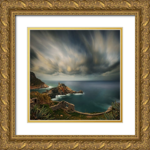 Fortress... Gold Ornate Wood Framed Art Print with Double Matting by Browko, Krzysztof