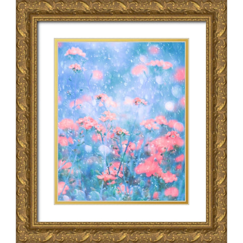 A March Day Gold Ornate Wood Framed Art Print with Double Matting by Devos, Delphine