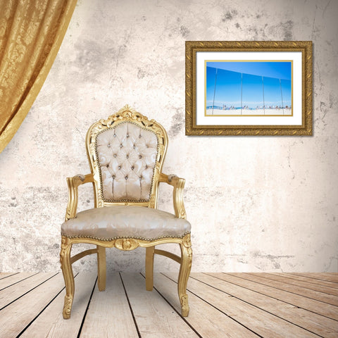 It Is Summer Down Under Gold Ornate Wood Framed Art Print with Double Matting by Salgado Gispert, Gloria