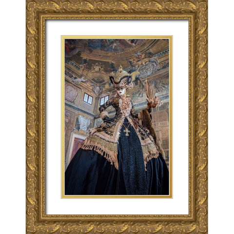 Regal Gold Ornate Wood Framed Art Print with Double Matting by Doyle, Renee