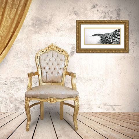 Upcycle Gold Ornate Wood Framed Art Print with Double Matting by Claes, Gilbert