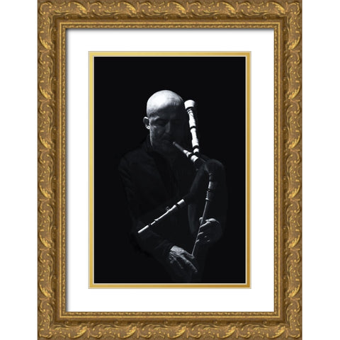 Piper Gold Ornate Wood Framed Art Print with Double Matting by Concepcion Alvarado, Jesus