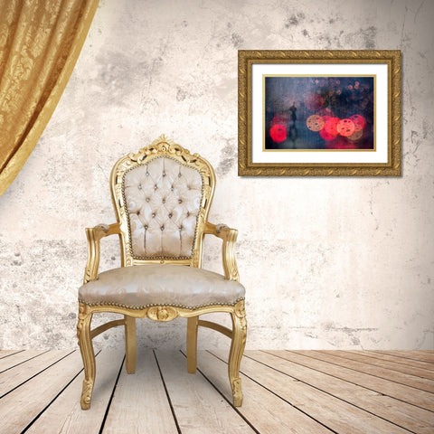 Somewhere Down The Road Gold Ornate Wood Framed Art Print with Double Matting by Khemkum, Ekkachai
