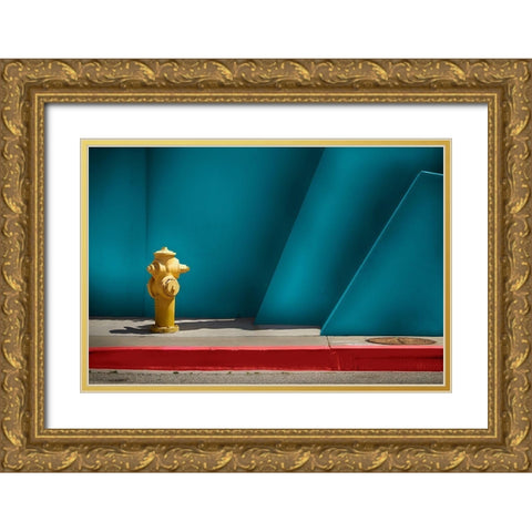 Urban Details Gold Ornate Wood Framed Art Print with Double Matting by Labagnara, Roxana
