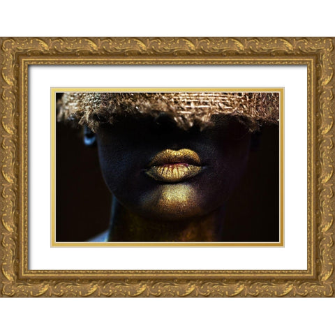 Imperfect Gold Ornate Wood Framed Art Print with Double Matting by Kovalev, Ivan