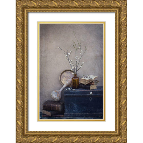 Almost Spring... Gold Ornate Wood Framed Art Print with Double Matting by Lazarov, Dimitar