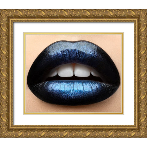 Macro Beauty Gold Ornate Wood Framed Art Print with Double Matting by Malikov, Alex