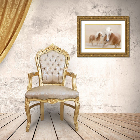 Direct Contact Gold Ornate Wood Framed Art Print with Double Matting by Benezech, Martine
