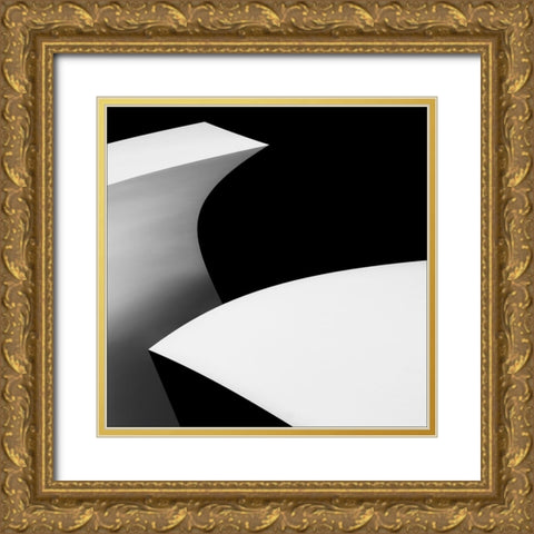 Eleke Oke Gold Ornate Wood Framed Art Print with Double Matting by Claes, Gilbert