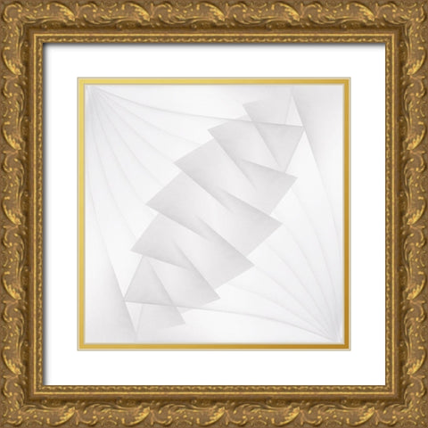 Merge Gold Ornate Wood Framed Art Print with Double Matting by Kerber, Jutta