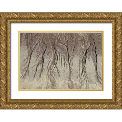 Low Tide Gold Ornate Wood Framed Art Print with Double Matting by Johansson, Bror