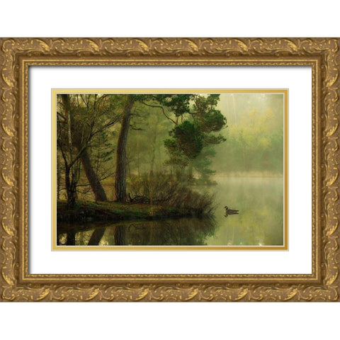 Mood Of Spring Gold Ornate Wood Framed Art Print with Double Matting by Van Dongen, Anton